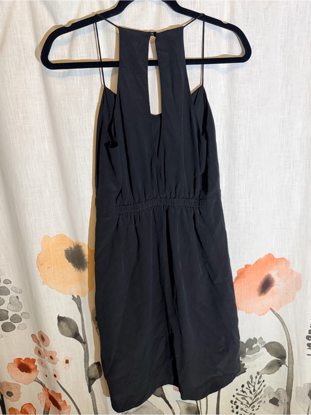 Madewell 100% Silk Black Dress – Size 0 - Picture 8 of 12